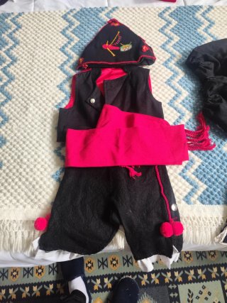 Traje niño asturiano talla única