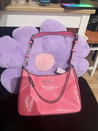 Bolso Guess Rosa Charol