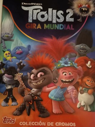 Vendo o intercambio cromos de la colección Trolls