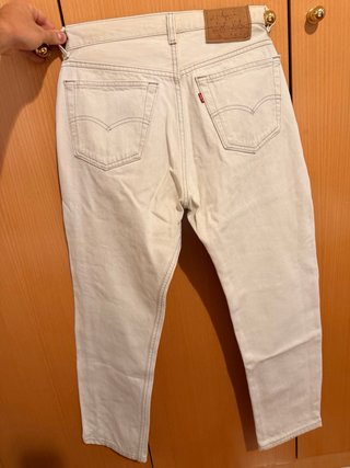 Vaqueros Levi's 501 Blancos 32x32