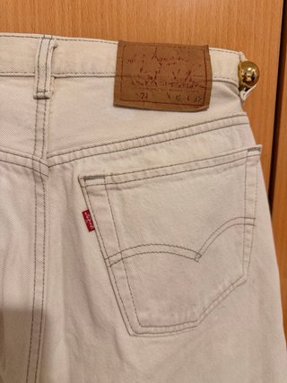 Vaqueros Levi's 501 Blancos 32x32