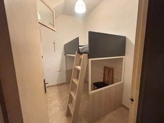 Cama alta madera a medida 1x2