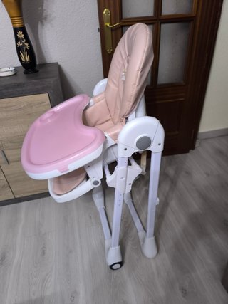 Trona Rosa Regulable en Altura