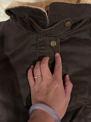 Chaqueta Zara con Cuello de Contraste