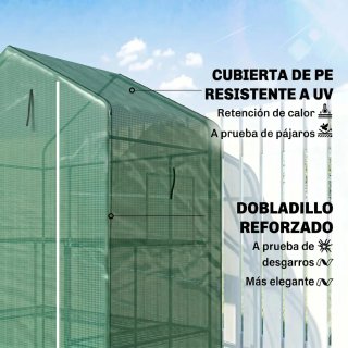 Invernadero de jardín verde