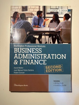 Business Administration Finance Sts 2 Ed (ciclo...
