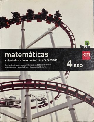Libro de matematicas 4 eso editorial SM