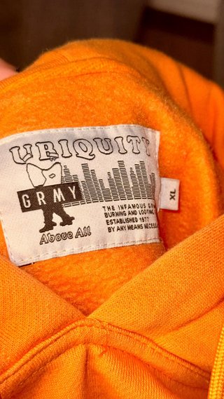 Sudadera Grimey GRMY Ubiquity Retro XL Naranja