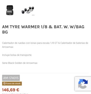 Calentadores Ruedas Arrowmax GT