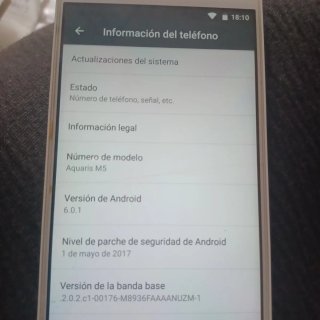 Móvil BQ blanco