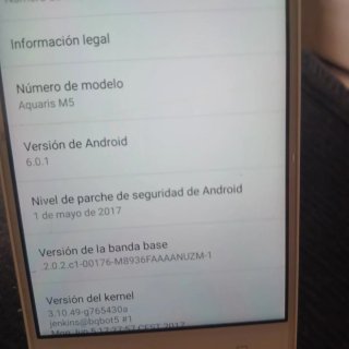 Móvil BQ blanco