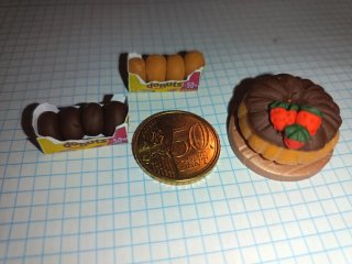 Miniaturas de Comida para Casa de Muñecas