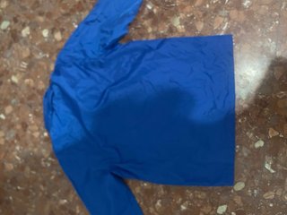 Chubasquero Joma Azul Nuevo Talla XS.