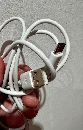 Cable USB a Tipo C 1.5m Blanco