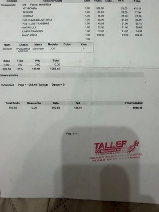 Volkswagen Golf 160.000km