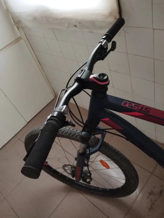 Bicicleta de Montaña Azul y fucsia