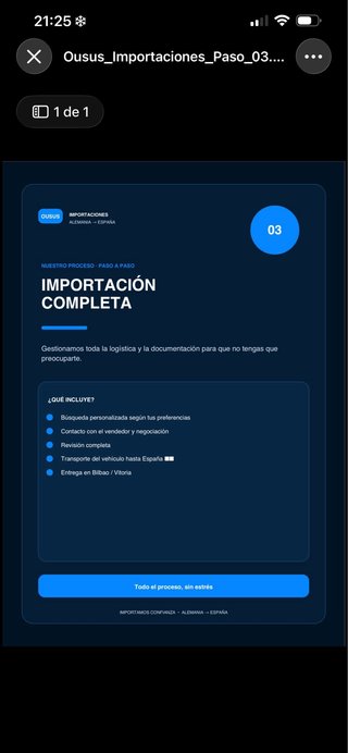 Importaciones de coches de alemaña