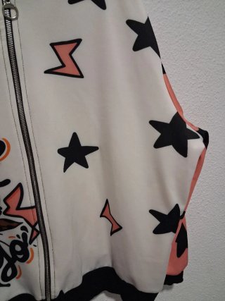 Cazadora Bomber Estampada