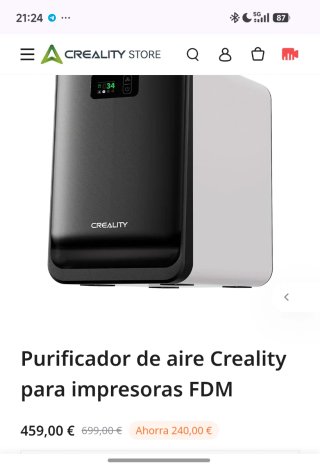 Purificatore d'Aria Creality per Stampanti 3D