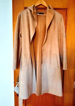 Chaqueta Zara Camel Talla S