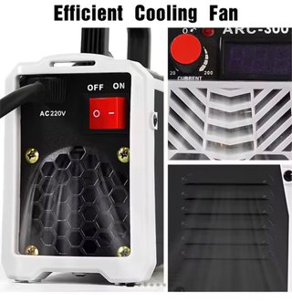 Soldadora Eléctrica MMA-300 A + casco de soldador