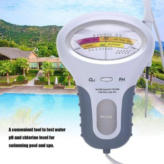 Medidor Profesional de Cloro y pH para Piscina