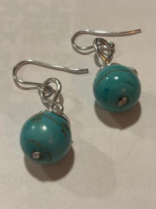Pendientes Turquesa y Plata