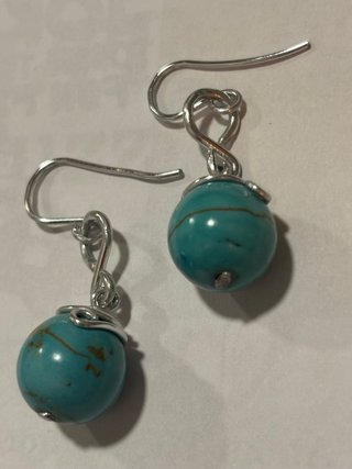 Pendientes Turquesa y Plata