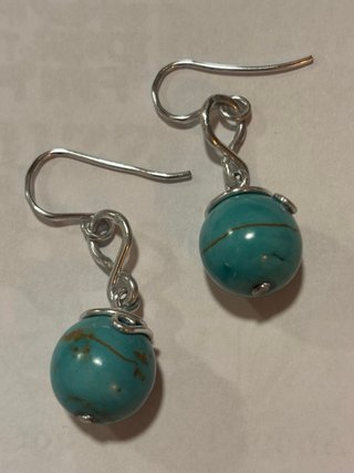 Pendientes Turquesa y Plata