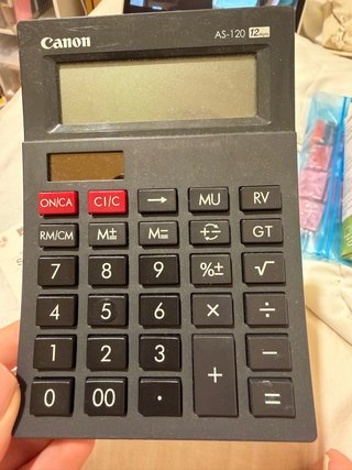 Calculadora Canon AS-120
