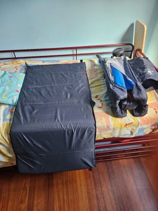 Cuna de viaje con colchón
