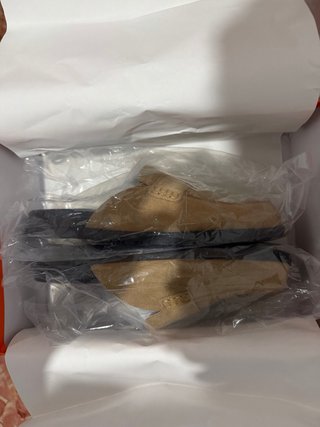 Mocasines Hermes Beige/Negro Ante