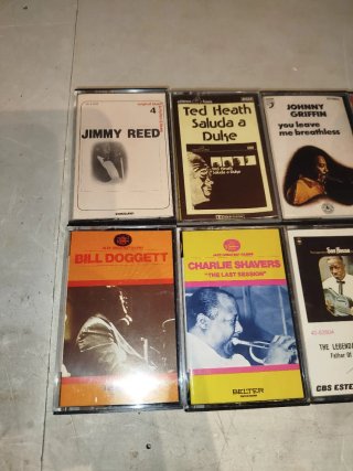 Lote de 8 Cintas de Casete Jazz y Blues