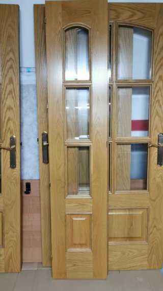 Puertas interior de madera maciza-muy buen estado