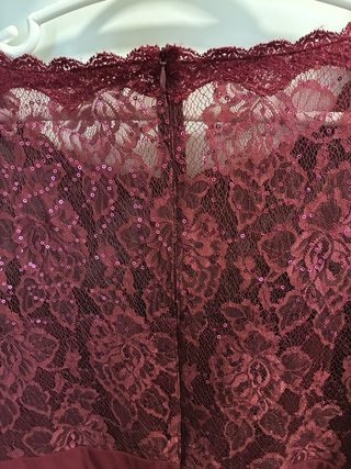 Vestido de Fiesta Granate Talla 50