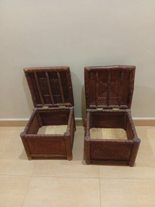 Set de 2 Cofres de Ratán