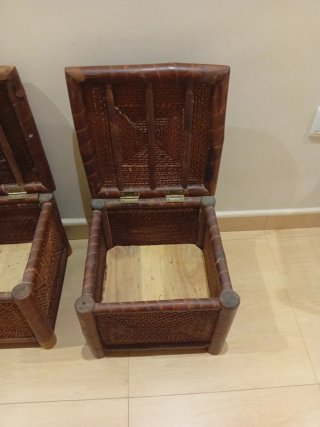 Set de 2 Cofres de Ratán