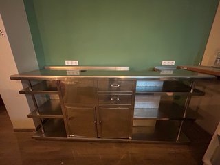 Mueble Cafetero de Acero Inoxidable