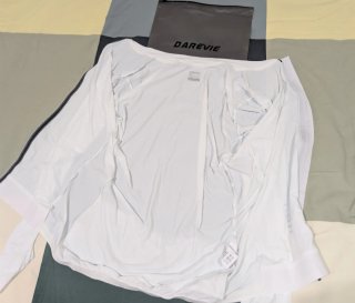 Vividness maillot de manga larga - Blanco
