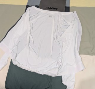 Vividness maillot de manga larga - Blanco