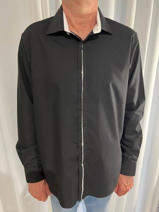 Camisa Sergio Vitti Negra Talla L