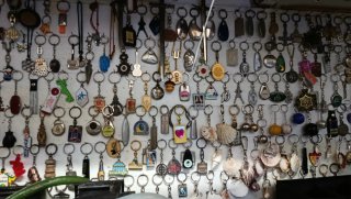 Colección de llaveros variados