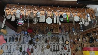 Colección de llaveros variados