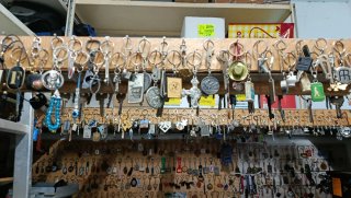 Colección de llaveros variados