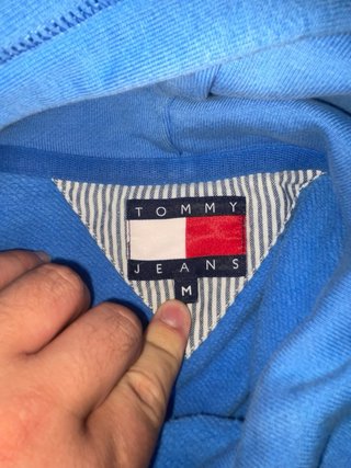 Sudadera Tommy Jeans Azul y Amarillo