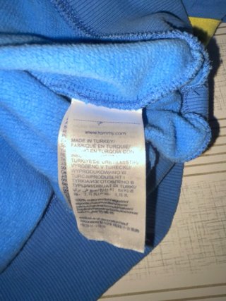 Sudadera Tommy Jeans Azul y Amarillo