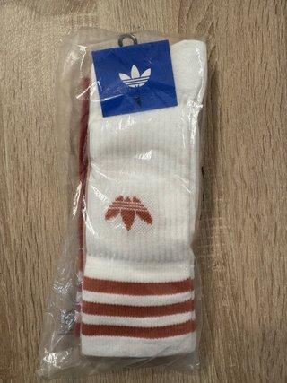 Calcetines Adidas Blancos y Rojos