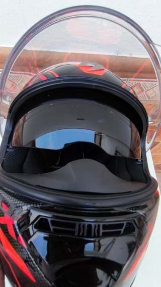 Casco Scorpion EXO Negro y Rojo