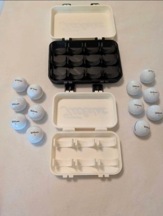 Cajas de pelotas de golf. Varias marcas