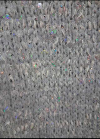 Chaqueta de punto con perlas